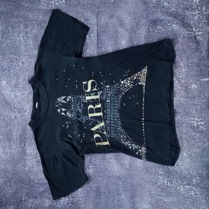 Vintage 90s Paris Eiffel Tower At Night T-shirt